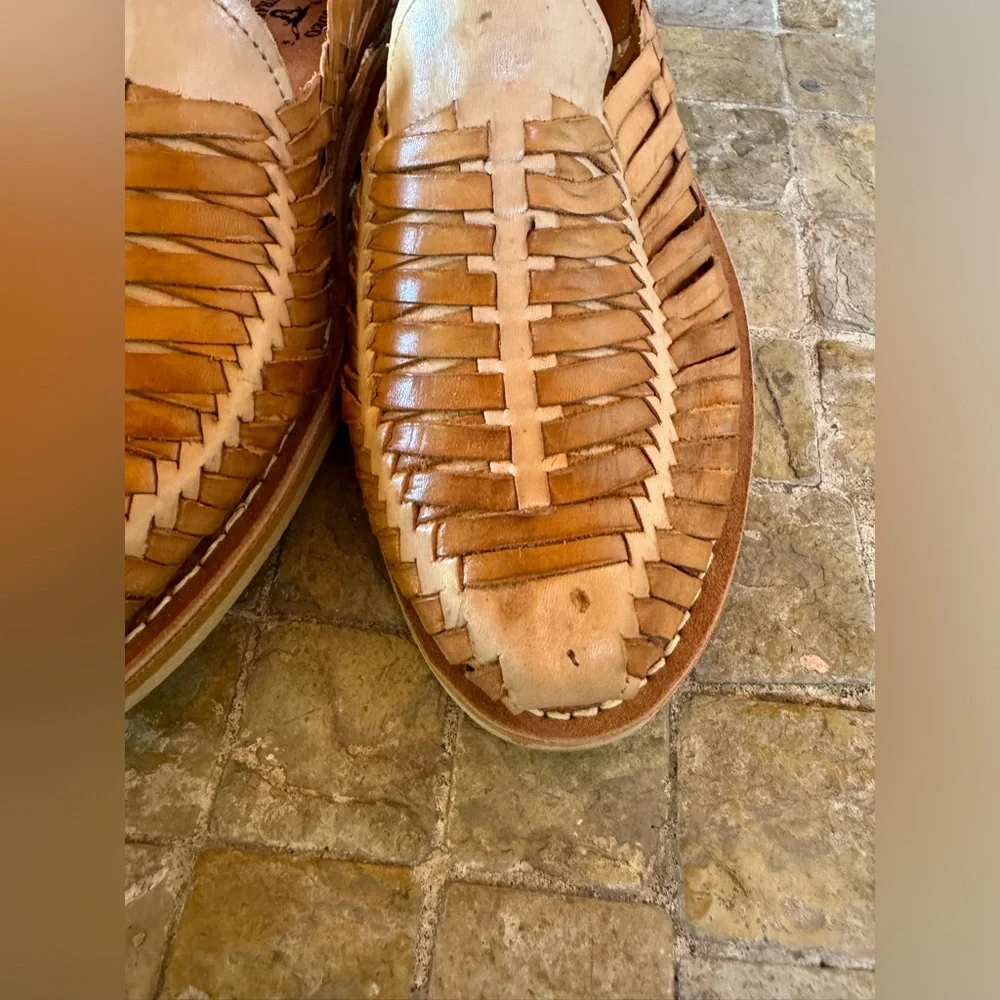 Men leather huaraches